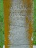 Headstone Inscription for Nathan Arney