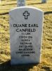 Headstone for Duane Earl Canfield