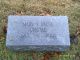 Headstone for Mary Virginia (Payne) Crume