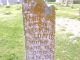 Headstone Inscription for Mary Ann (Crutchfield) Davis