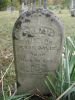 Headstone of Sallie Ann (Davis) Davis