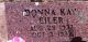 Headstone for Donna Kay Eiler