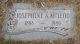 Headstone for Josephine Alene (Miles) McLeod
