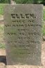 Headstone for Ellen (Poulson) Sampson